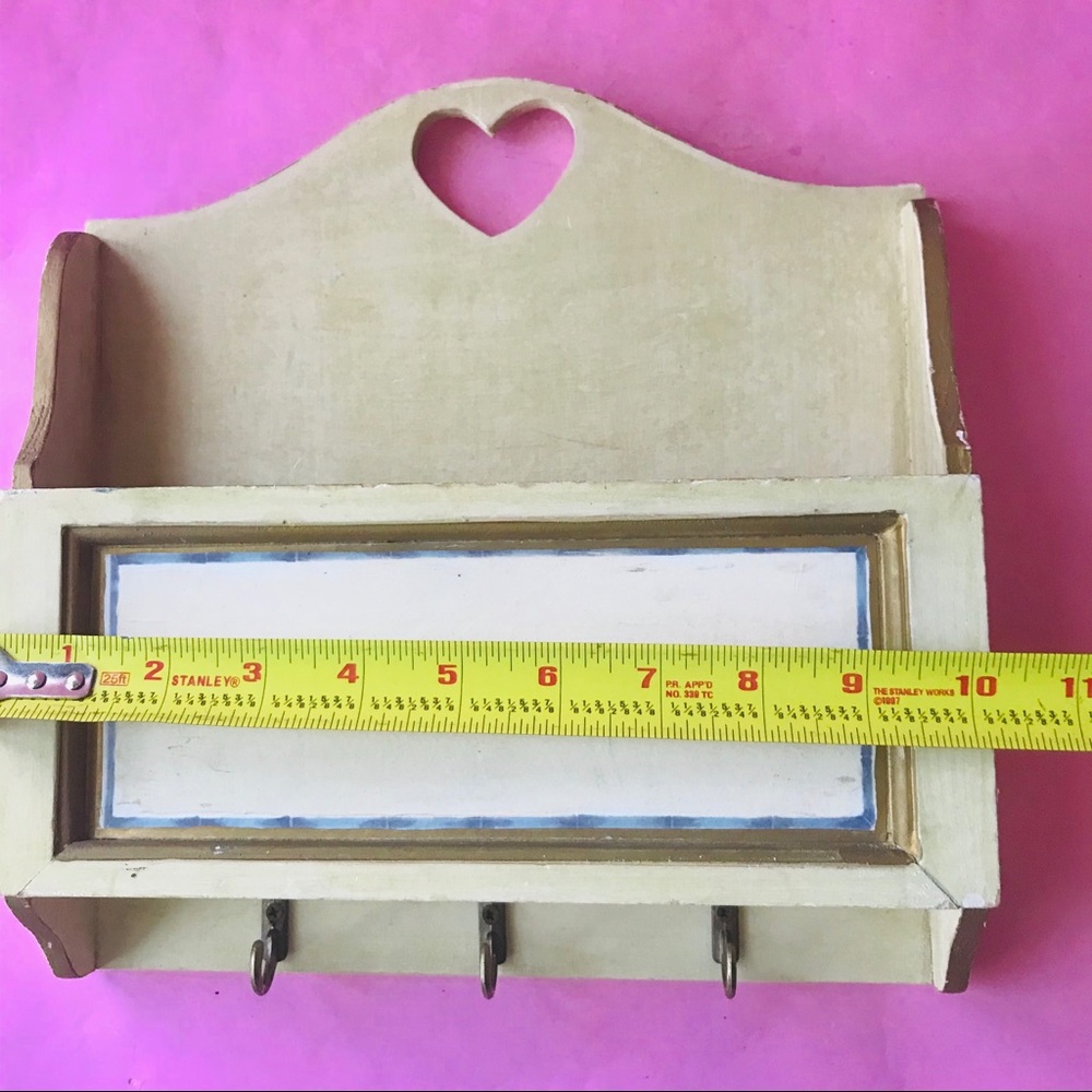 Vintage small shelf for keys and mail - Picture 2 of 6